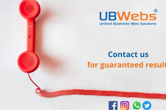 UBWebs –Contact us for guaranteed results