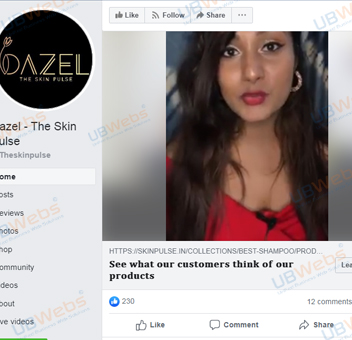 Facebook Page For Dazel - The Skin Pulse